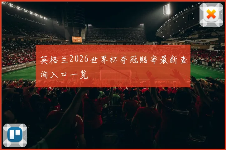 英格兰2026世界杯夺冠赔率最新查询入口一览